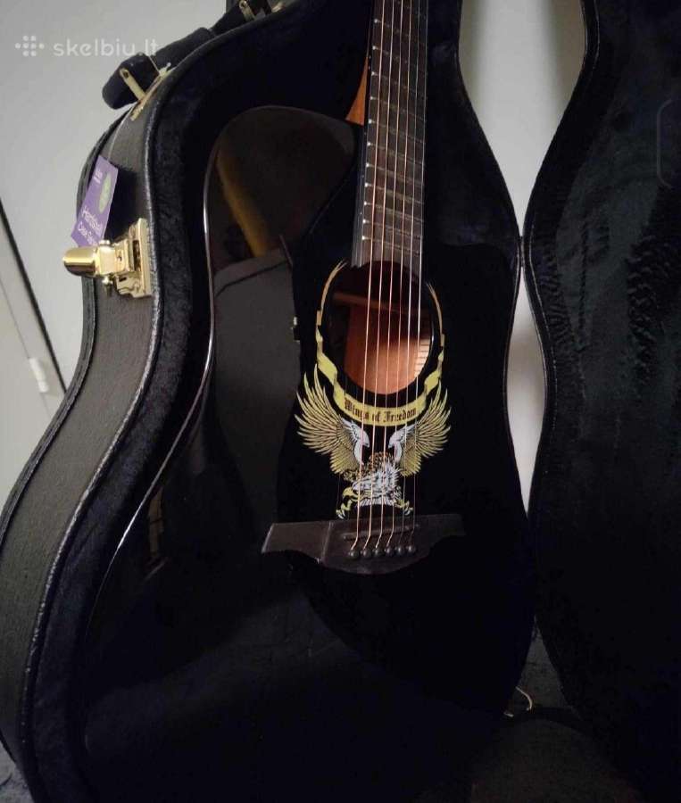 Elektro-akustinė gitara Lag Wings + dėklas - nuotraukos Nr. 2