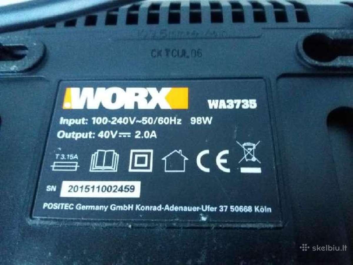 Worx pūstuvas - nuotraukos Nr. 3
