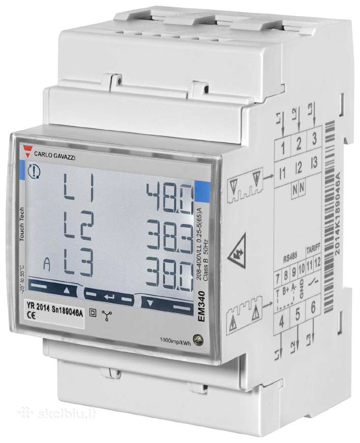 Smartmeteris Carlo Gavazzi Em340 - Skelbiu.lt