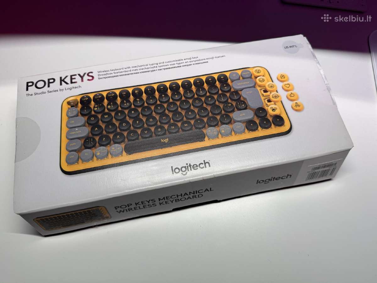 Logitech pop keys klaviatūra