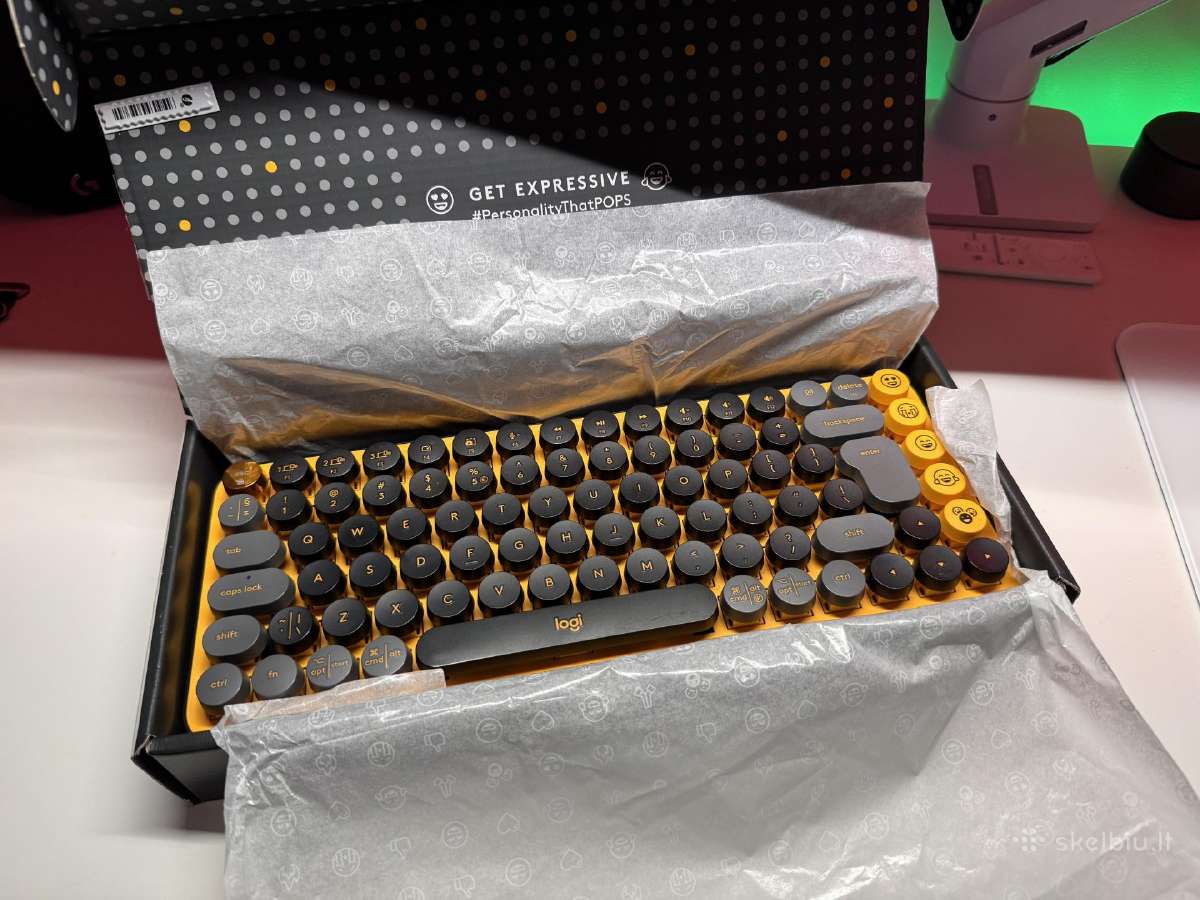Logitech pop keys klaviatūra - nuotraukos Nr. 3