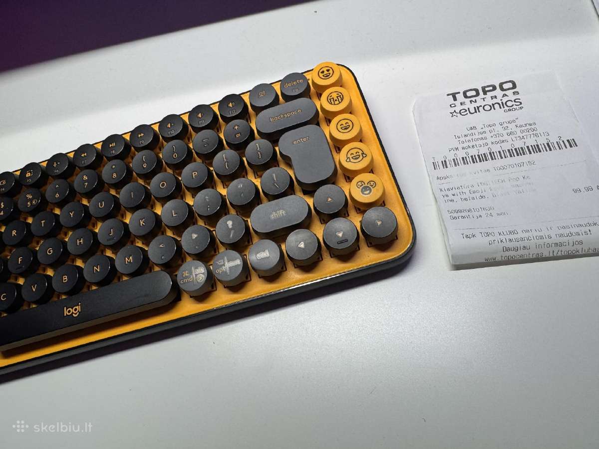 Logitech pop keys klaviatūra - nuotraukos Nr. 4