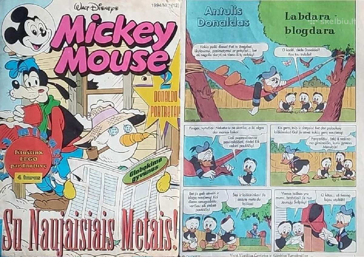 Žurnalai Mickey Mouse 1994 m.