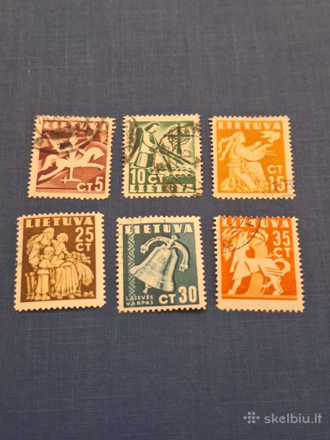 Lietuva 1940 m. Taikos laida, antspauduoti