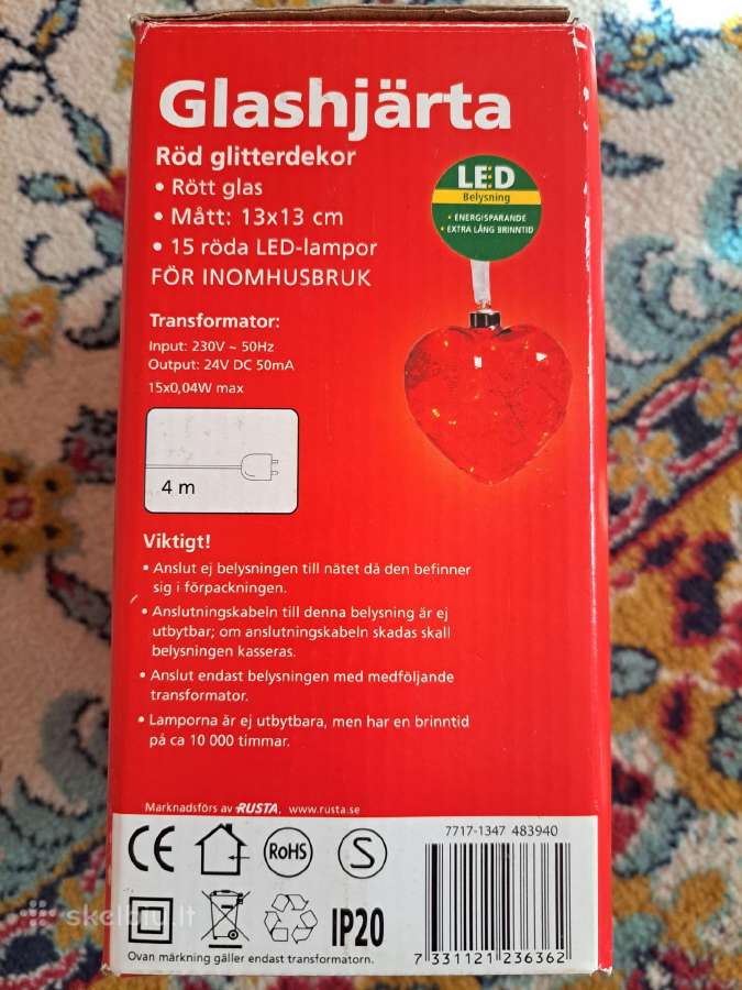 LED lempa sirdute - nuotraukos Nr. 4