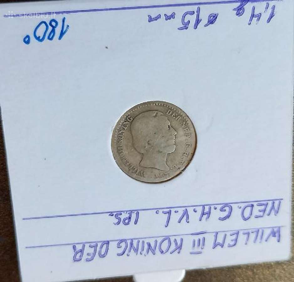 Nyderlandai 1869 10 cent (sidabras) - nuotraukos Nr. 2