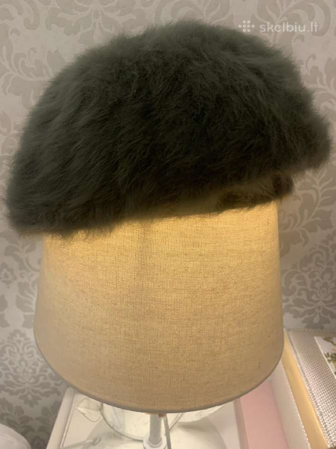 Dvi vintage triušio vilnos beretės Kangol 50-52cm - nuotraukos Nr. 2