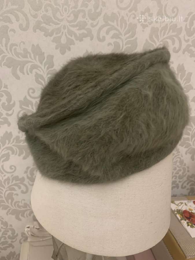 Dvi vintage triušio vilnos beretės Kangol 50-52cm - nuotraukos Nr. 3
