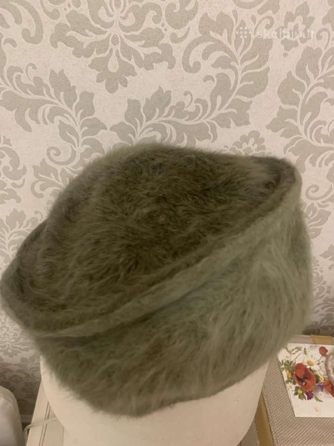 Dvi vintage triušio vilnos beretės Kangol 50-52cm - nuotraukos Nr. 4