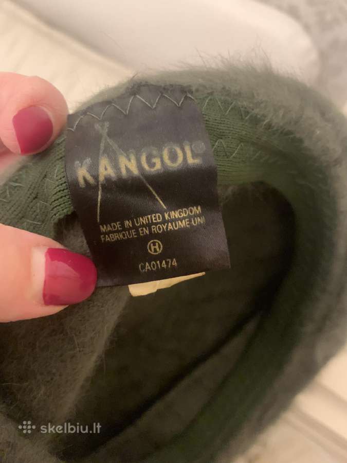 Dvi vintage triušio vilnos beretės Kangol 50-52cm - nuotraukos Nr. 5