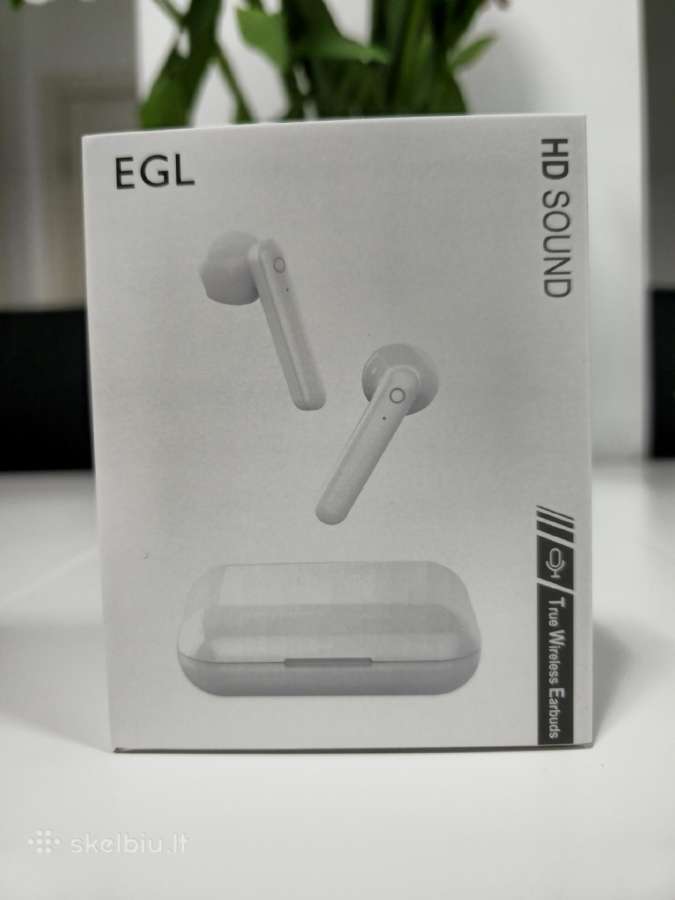 Egl belaidės ausinės