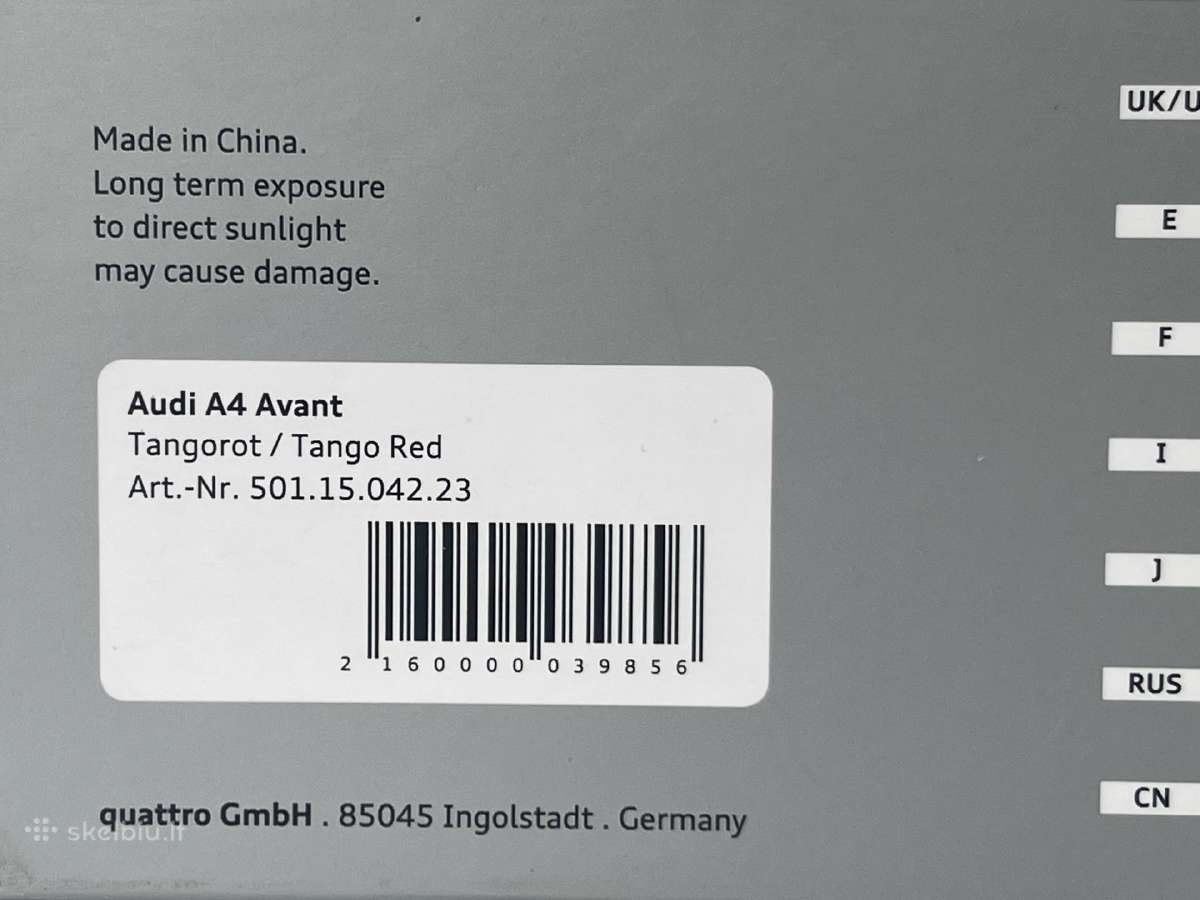 Audi A4 Avant 1:43 - nuotraukos Nr. 8