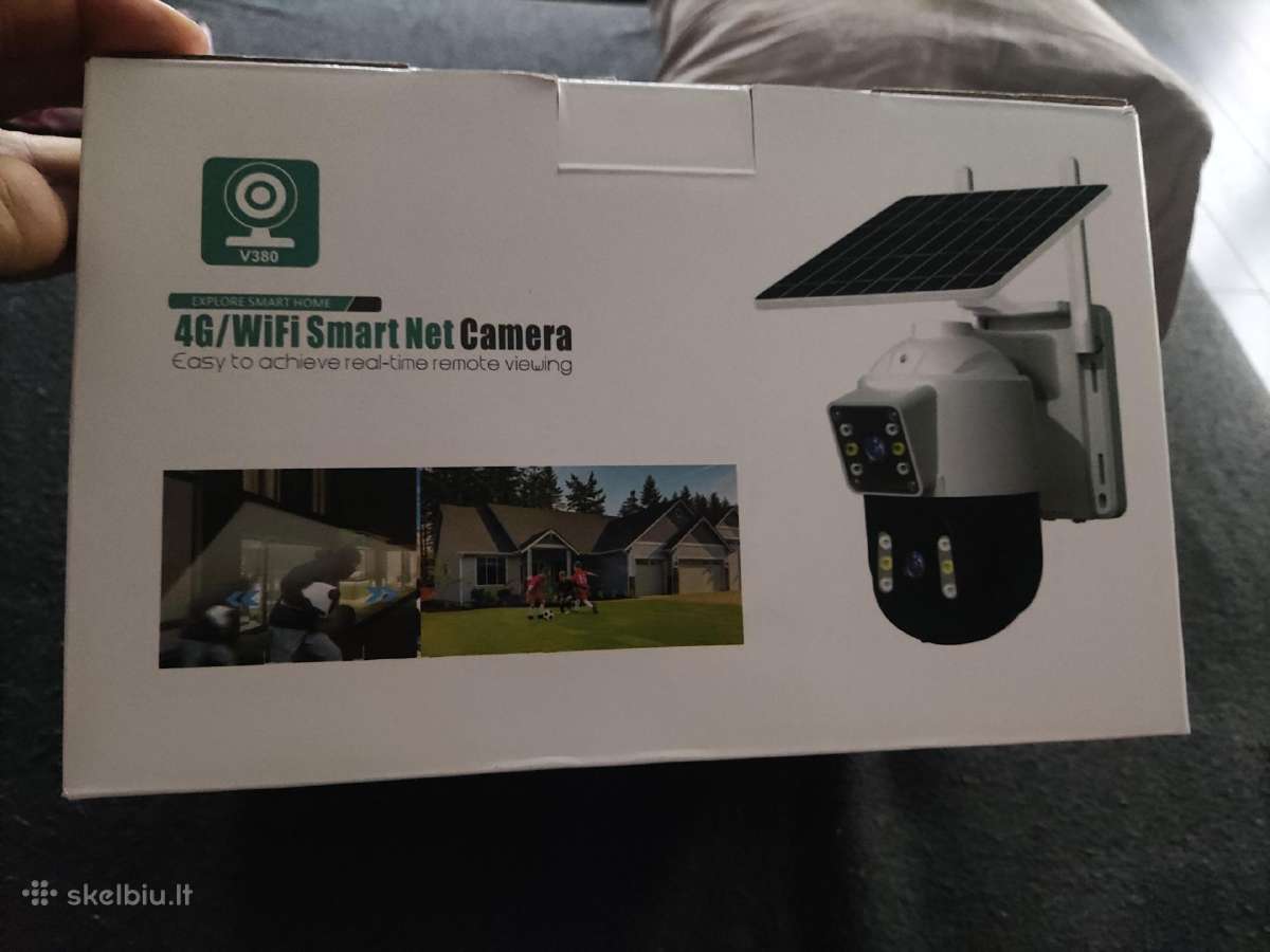 Stebejimo kamera saules energija +sim