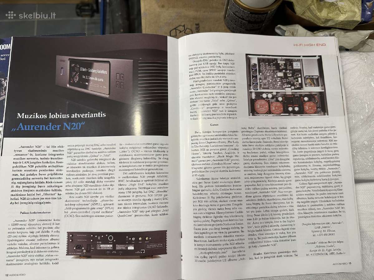 Aurender audio garso tinklo grotuvas N150 / A1000 - nuotraukos Nr. 6