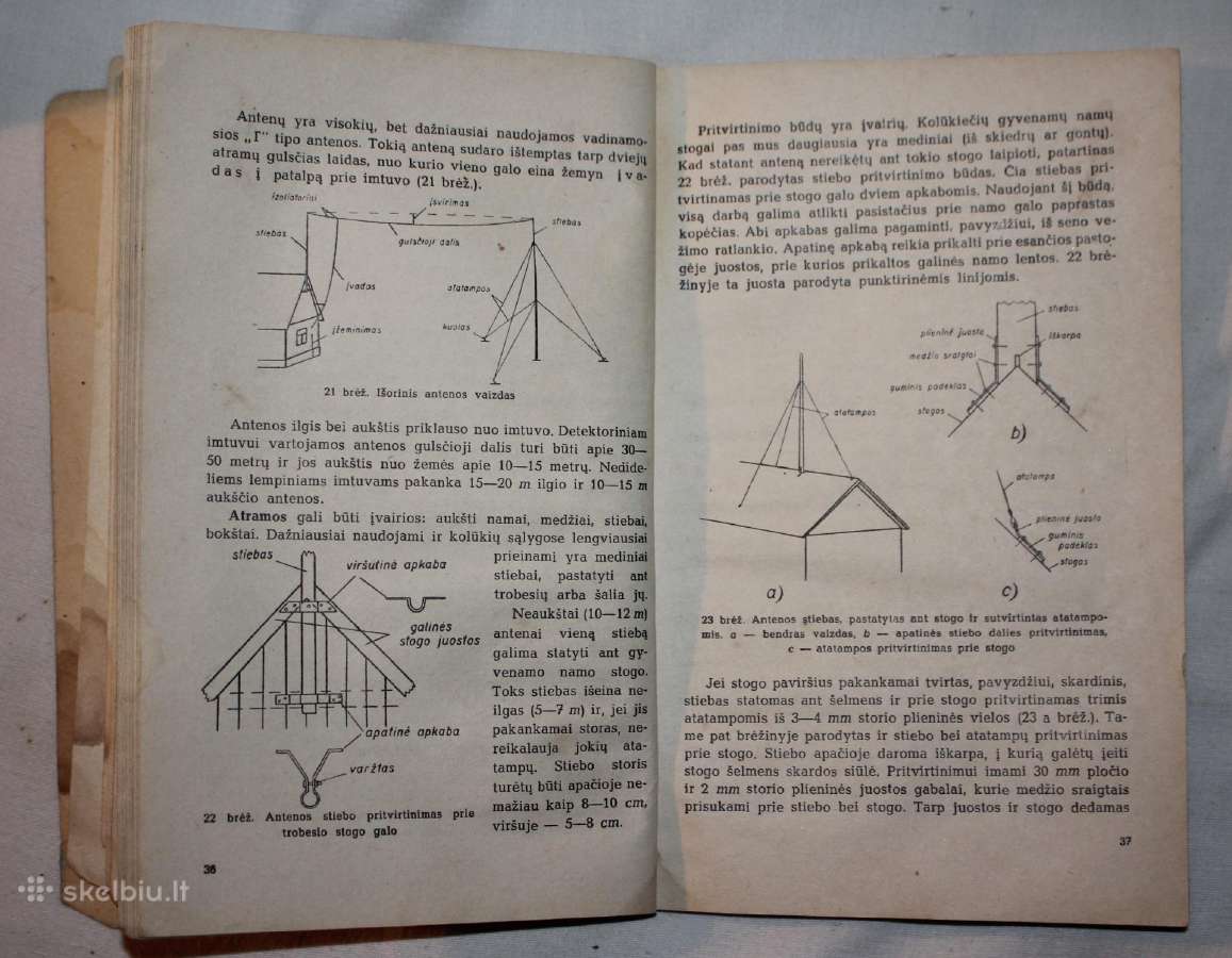 Kaimo radijo mėgėjas J. Stanaitis knyga 1954m. - nuotraukos Nr. 6