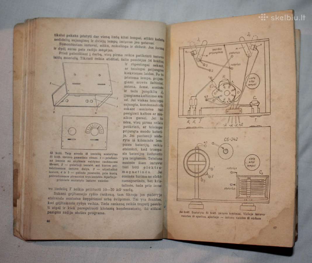 Kaimo radijo mėgėjas J. Stanaitis knyga 1954m. - nuotraukos Nr. 7