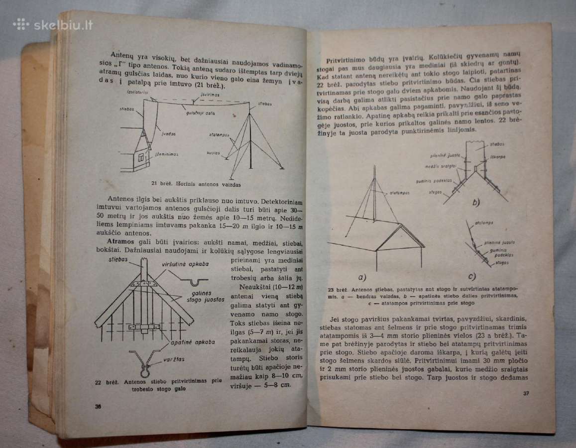 Kaimo radijo mėgėjas J. Stanaitis knyga 1954m. - nuotraukos Nr. 6