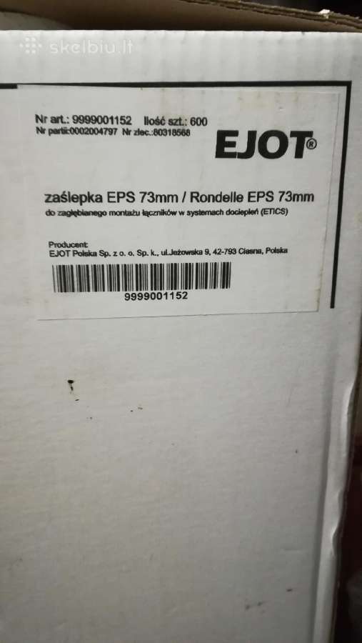 Ejot 73mm putplasčio tabletės - nuotraukos Nr. 2