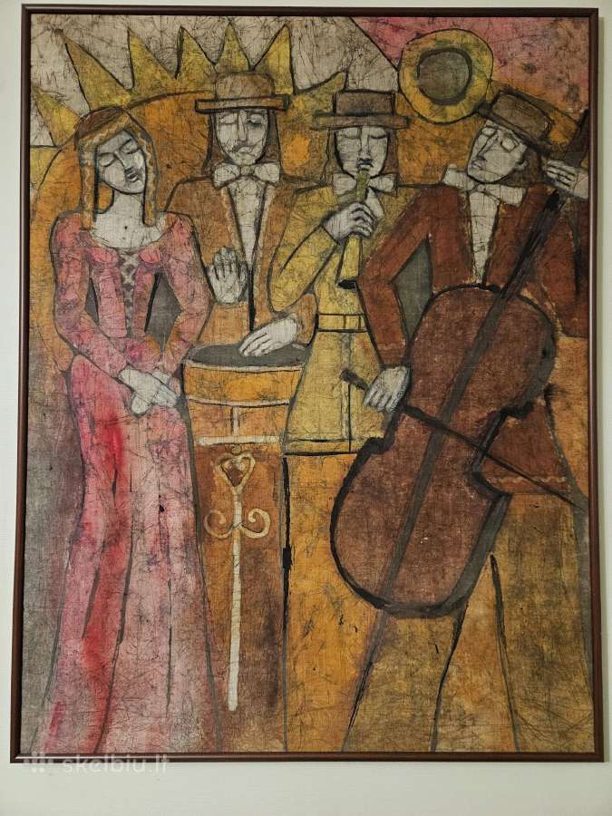 A. Stasiūnaitė - Pečiūrienė batika, "Muzikantai"