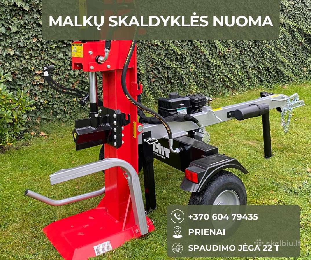 Malkų skaldyklės nuoma