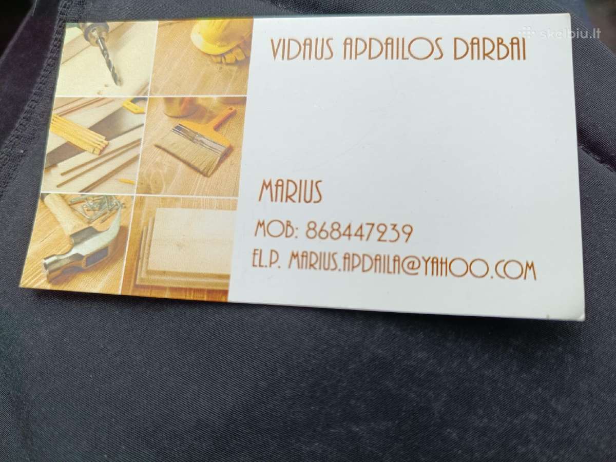 Atliekame apdailos darbus - nuotraukos Nr. 34