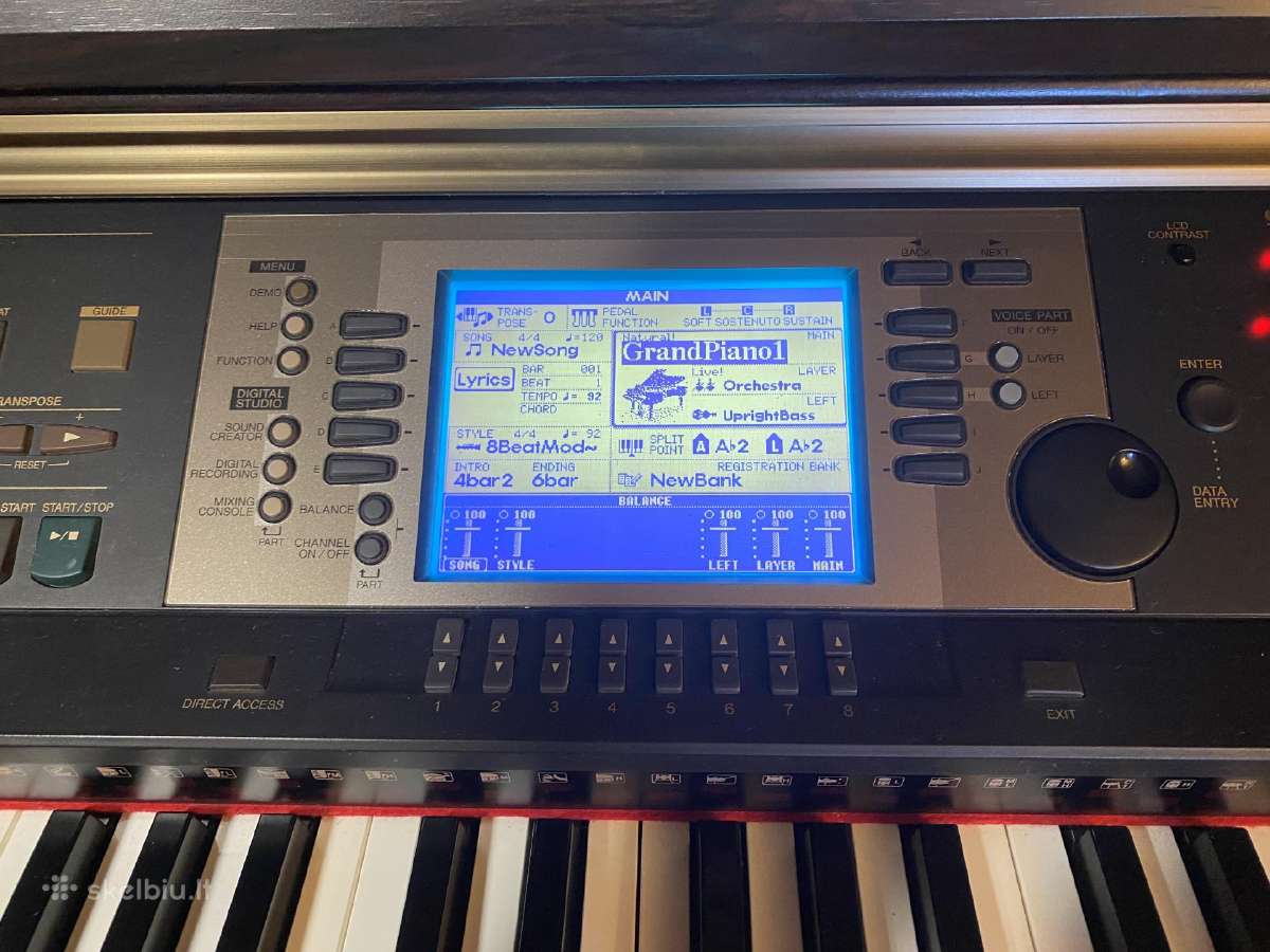 Yamaha cvp 203 clavinova - nuotraukos Nr. 3
