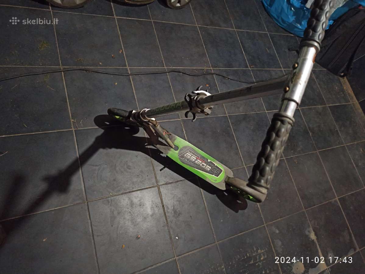 Vaikiškas paspirtukas Hudora Bigwheel Gs 205 Green - nuotraukos Nr. 2