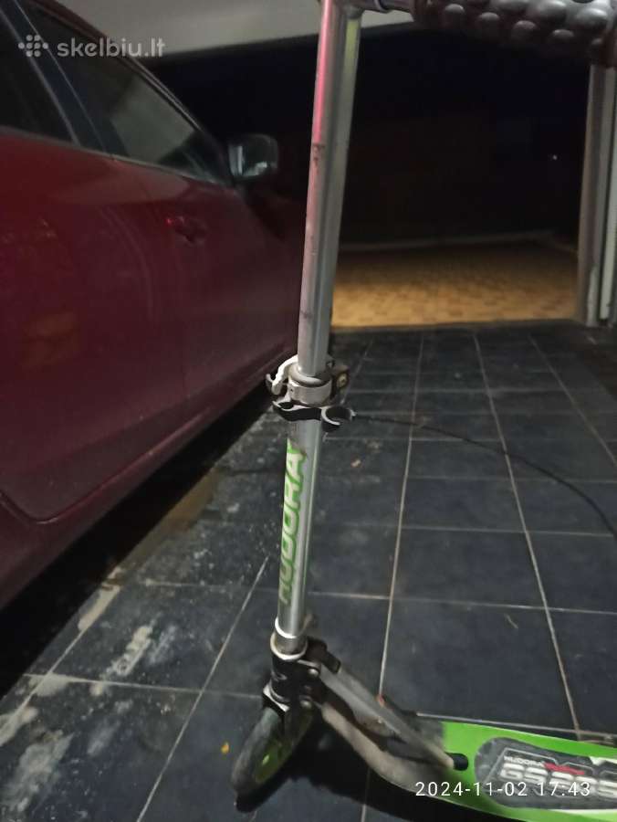 Vaikiškas paspirtukas Hudora Bigwheel Gs 205 Green - nuotraukos Nr. 4