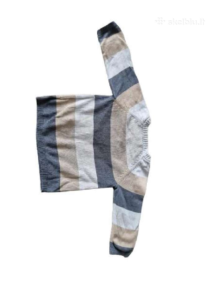 Vaikiškas dryžuotas H&m megztinis (Būklė Gera) - nuotraukos Nr. 2