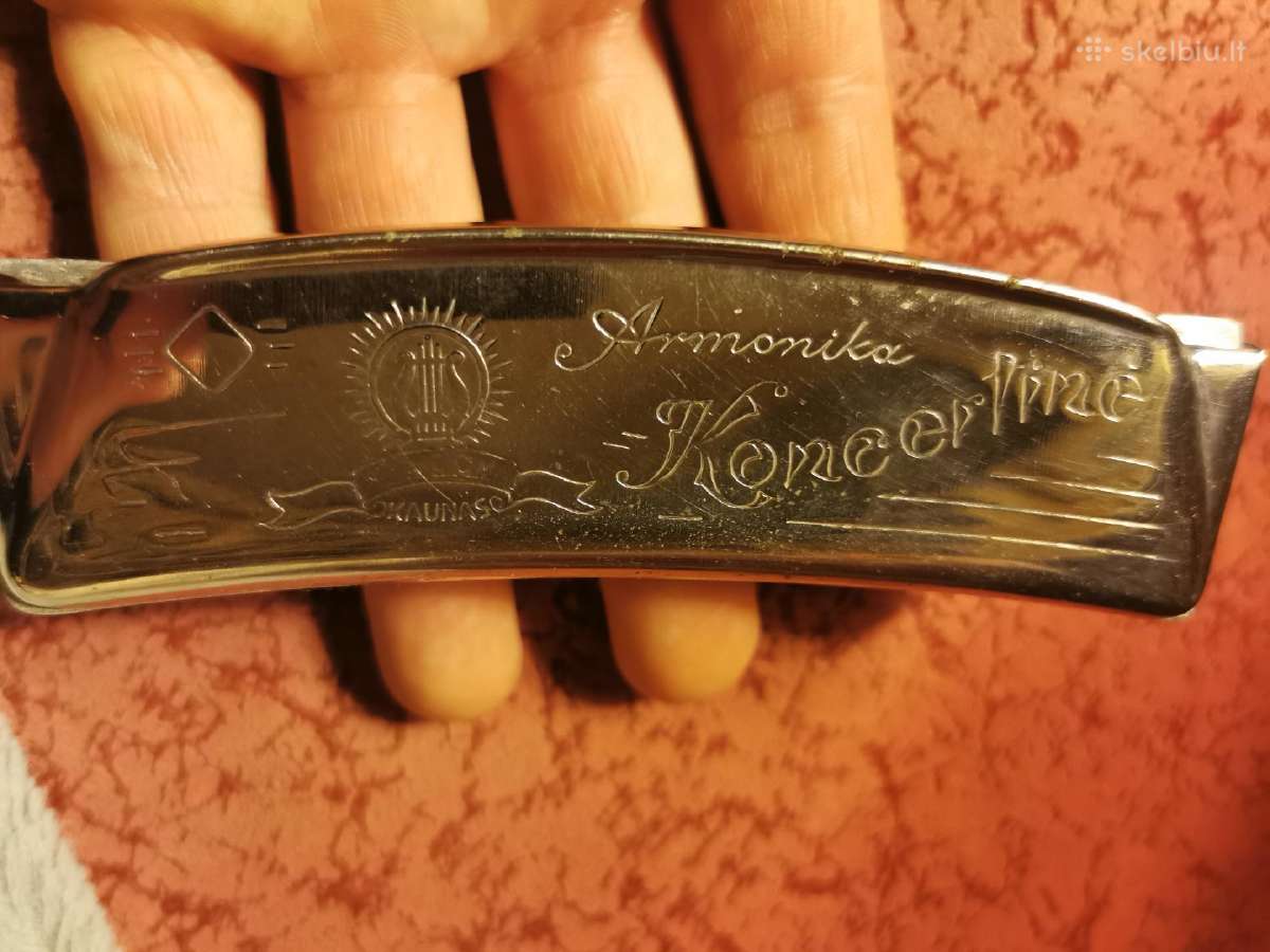 Sena lietuviška Kauno gamyklos armonika - nuotraukos Nr. 13