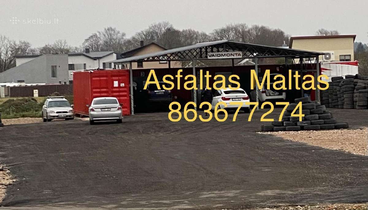 Frezuotas Asfaltas Ekskavatoriai, Kudros, Tralas - nuotraukos Nr. 3