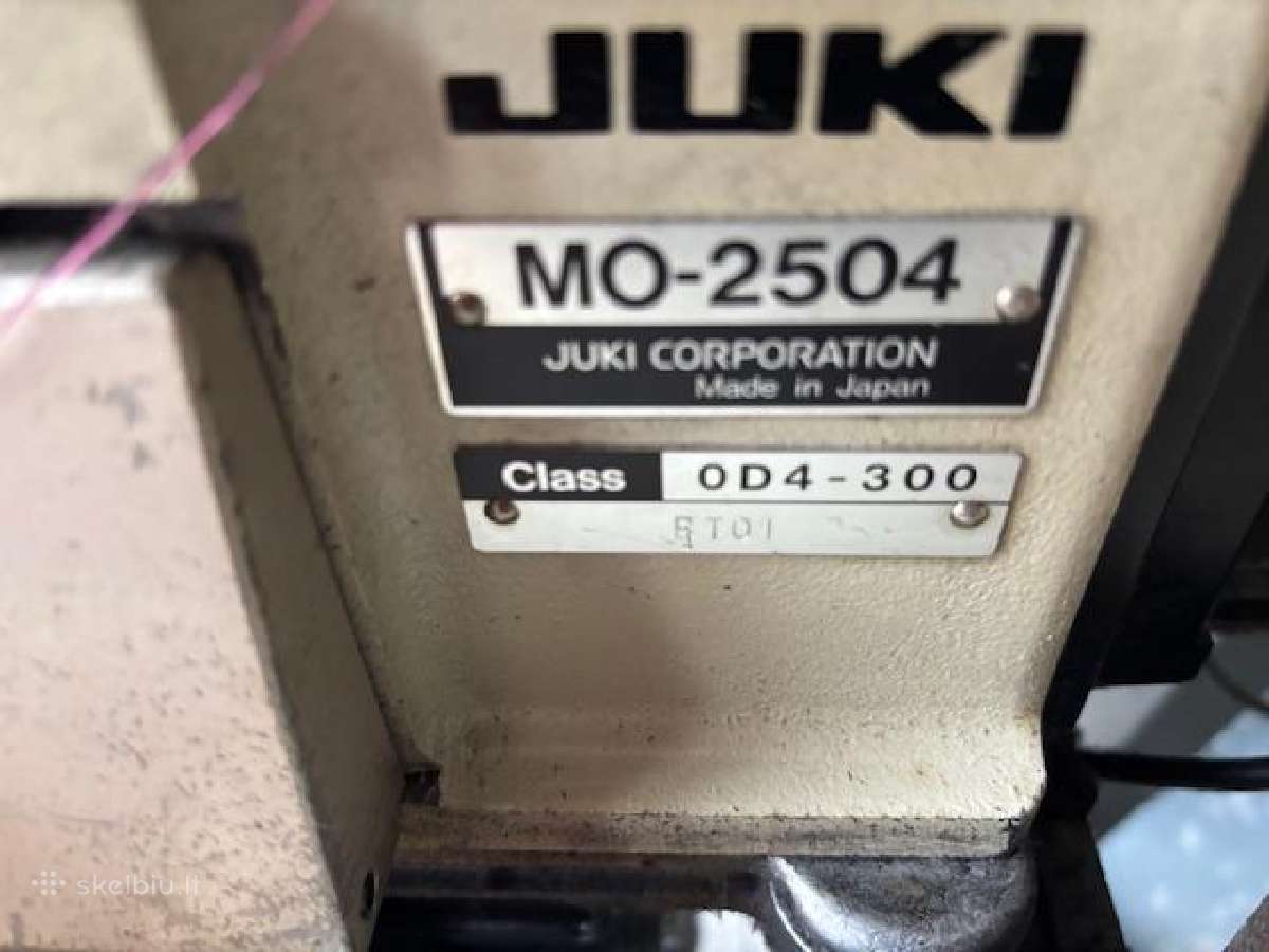 Parduodu Siuvimo masina Juki Mo-2504 - nuotraukos Nr. 2