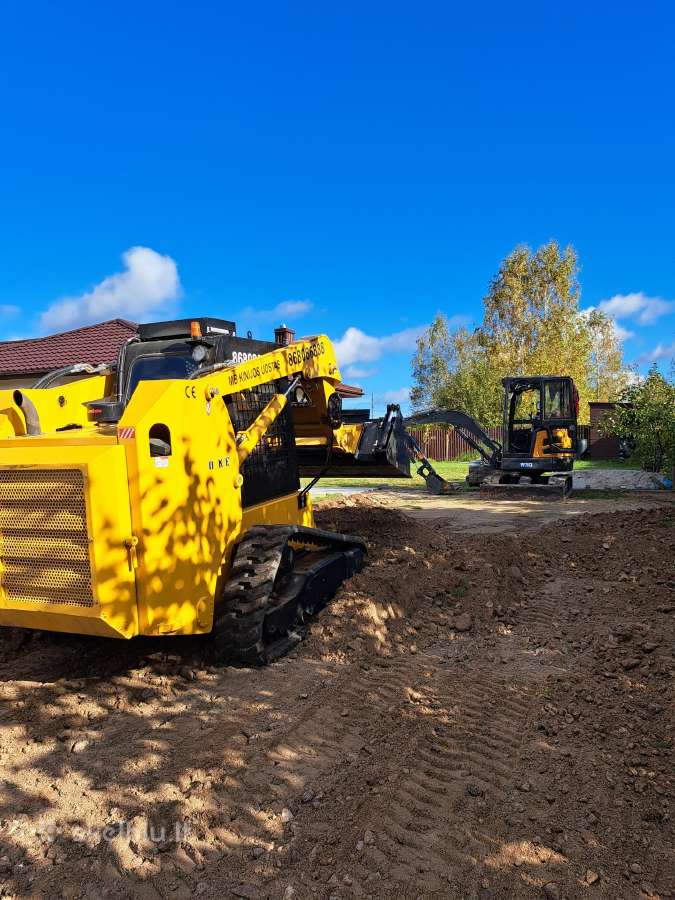 Eskavatoriaus/bobcat nuoma su operatoriumi - nuotraukos Nr. 3
