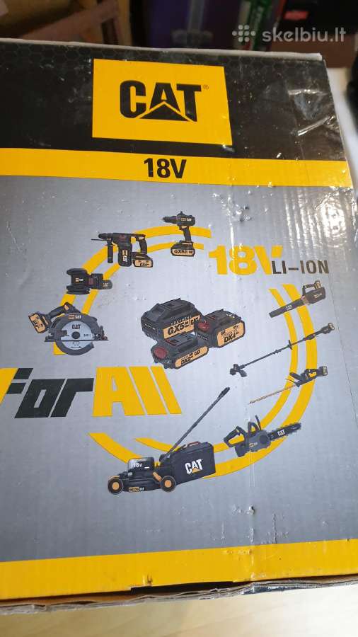 Akumuliatorinis lapų pūstuvas Cat Dg250, 18v - nuotraukos Nr. 2