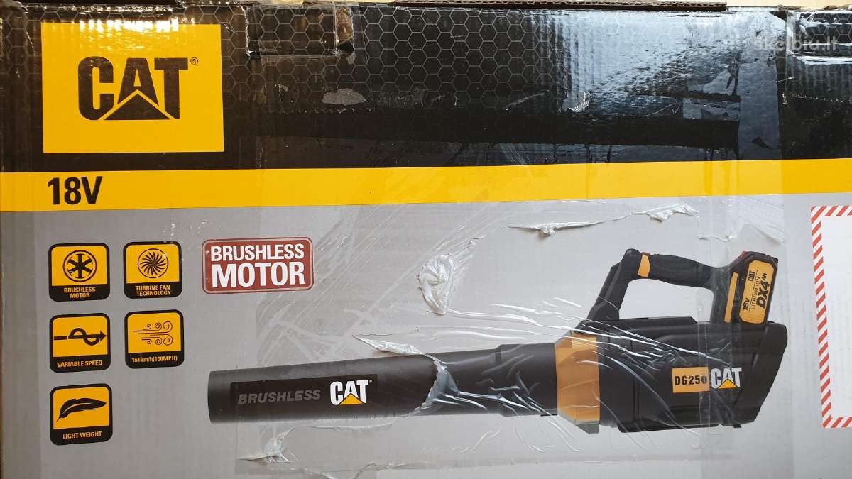 Akumuliatorinis lapų pūstuvas Cat Dg250, 18v - nuotraukos Nr. 3