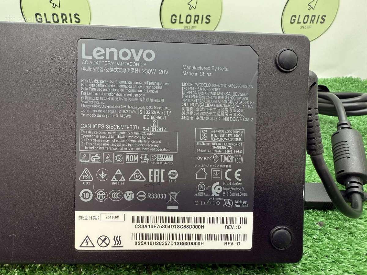 Lenovo 230w Usb Slim Square įkroviklis 20v 11.5a - nuotraukos Nr. 3