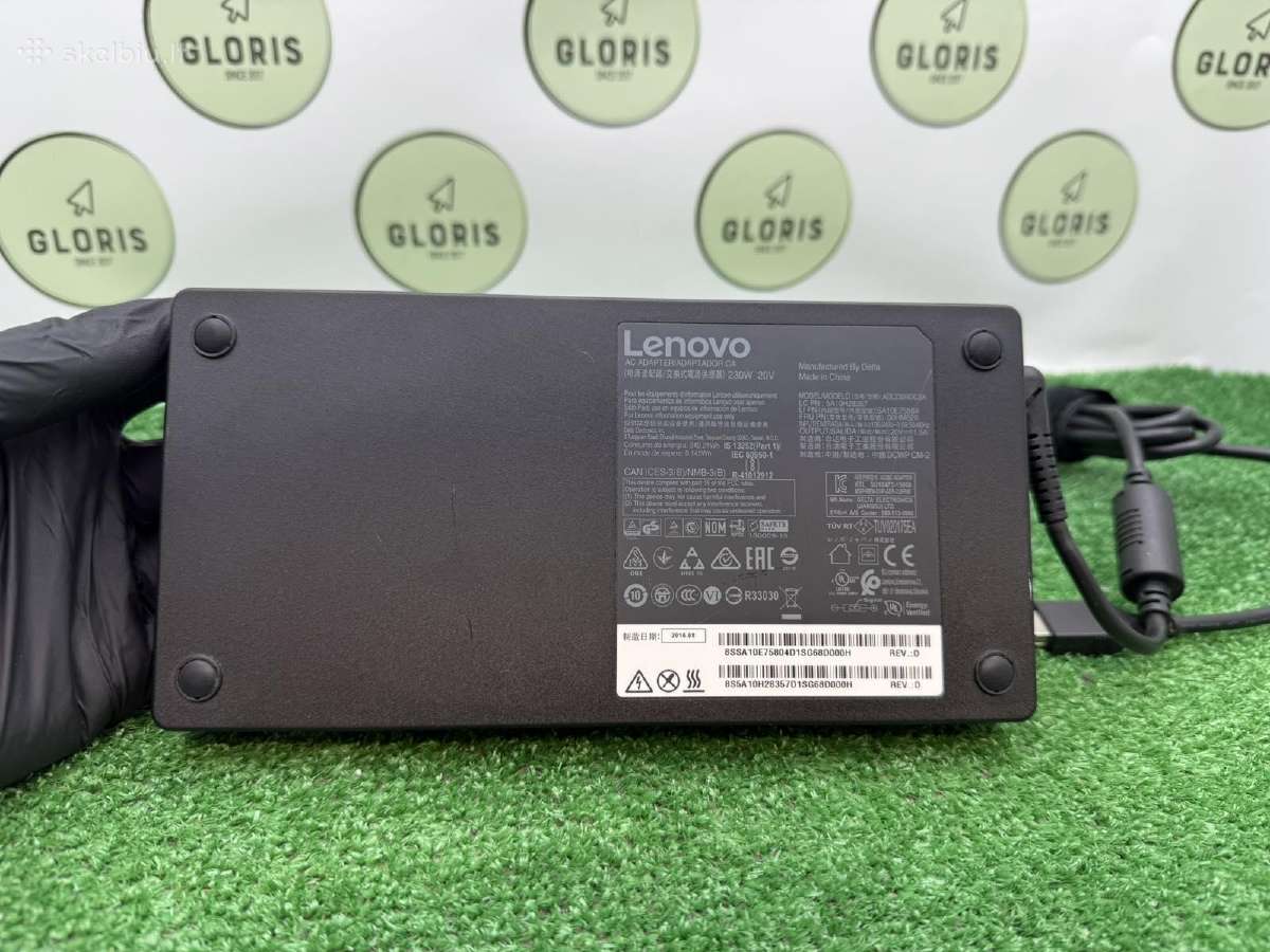 Lenovo 230w Usb Slim Square įkroviklis 20v 11.5a - nuotraukos Nr. 6