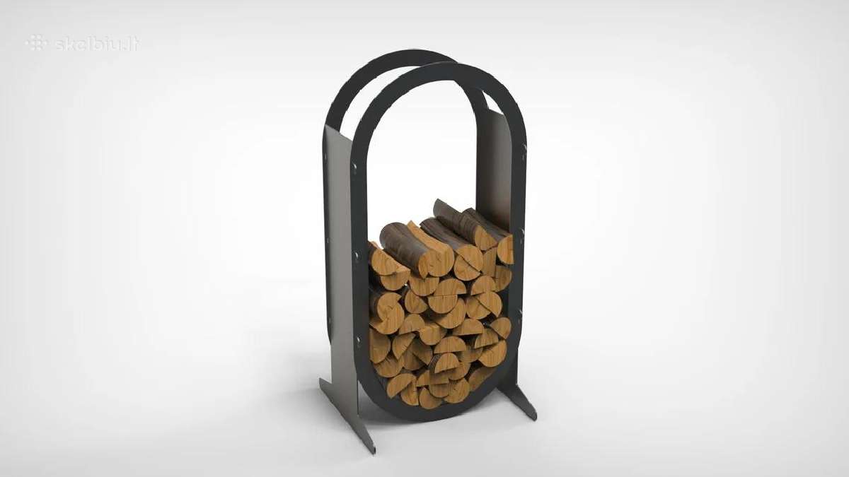 Metaliniai stovai malkoms - nuotraukos Nr. 26
