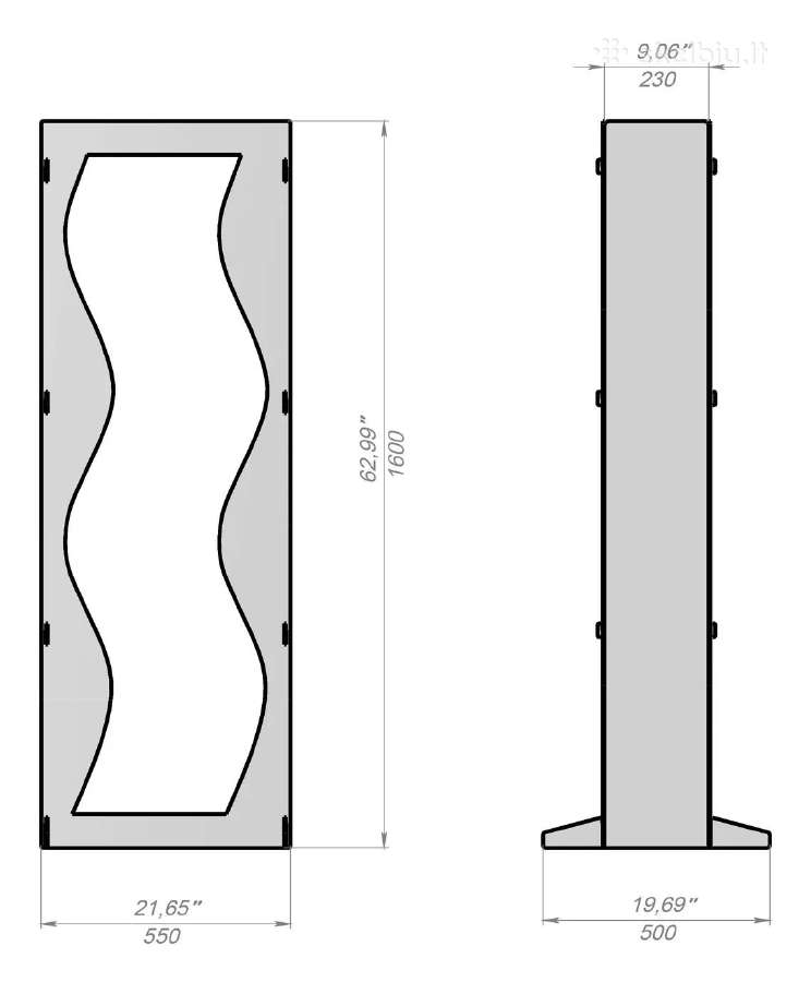 Metaliniai stovai malkoms - nuotraukos Nr. 17