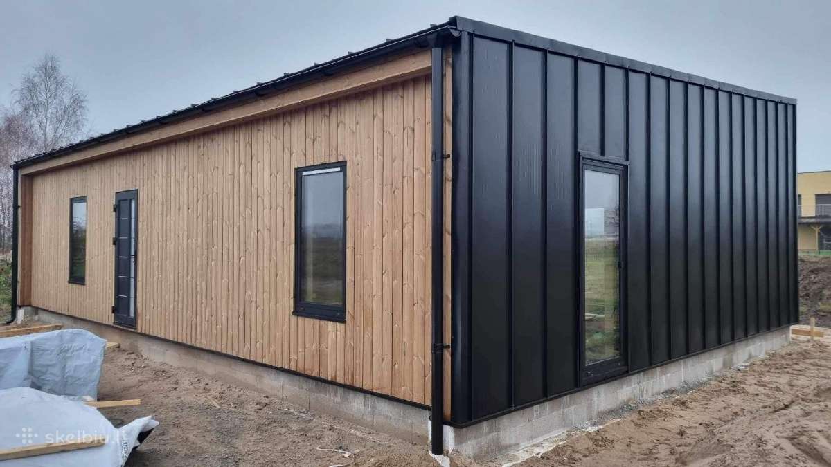 50,80 ir 120m2 namas su pamatais. 32.000 su PVM! - nuotraukos Nr. 17