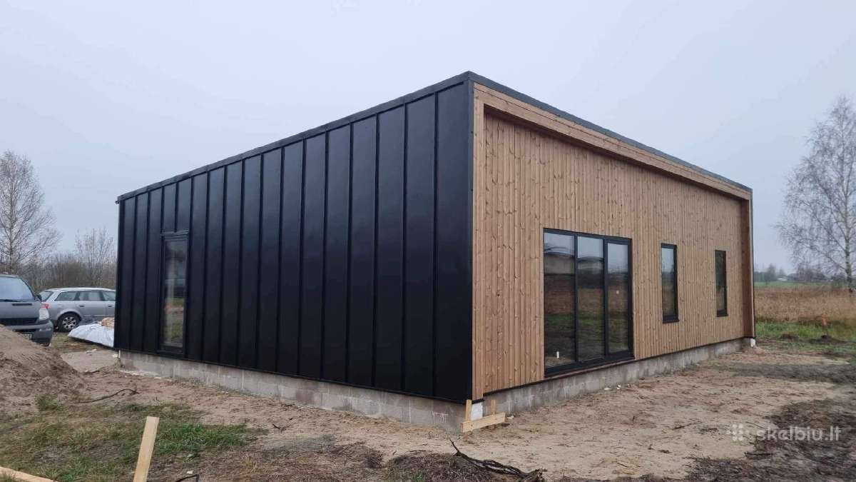 50,80 ir 120m2 namas su pamatais. 32.000 su PVM! - nuotraukos Nr. 15