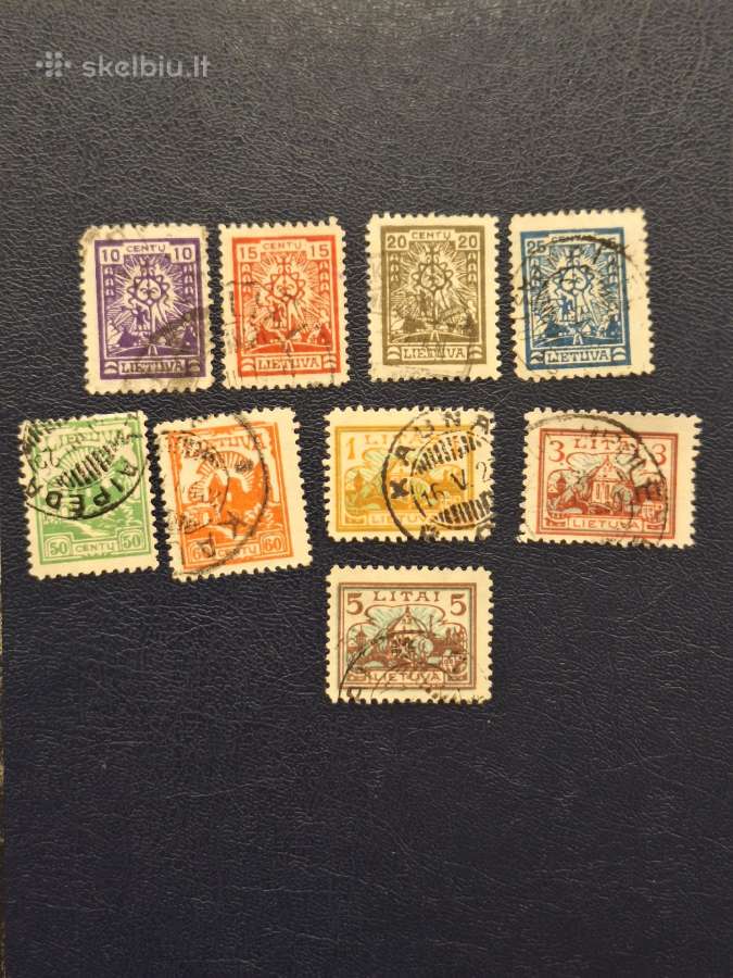 Lietuva 1923 m. Standartukai2, antspauduoti