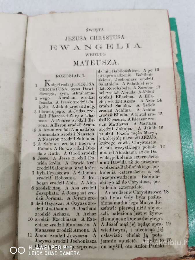 Lenkiška maldaknigė testamentas 1898metu, - nuotraukos Nr. 3