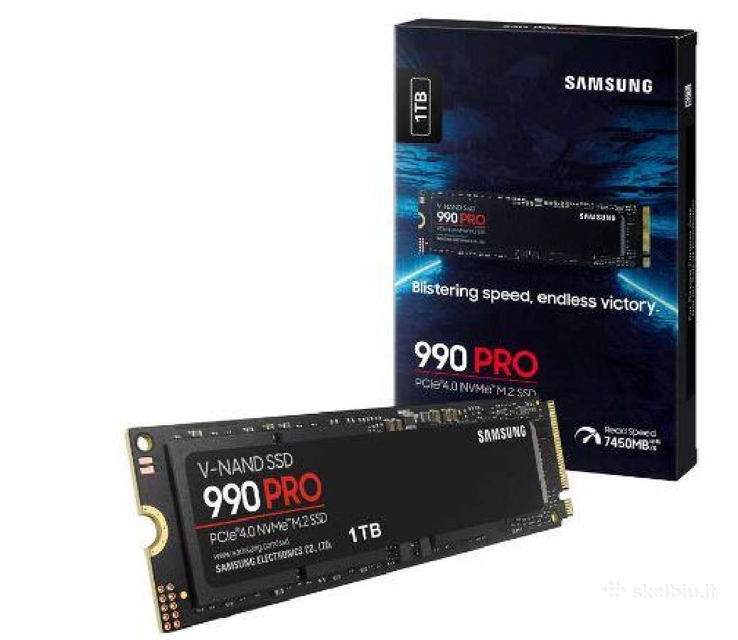 Naujas Samsung 990 Pro SSD 1tb M.2 - Skelbiu.lt