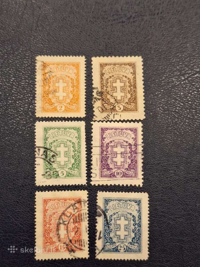 Lietuva 1926 m. Standartai, antspauduoti