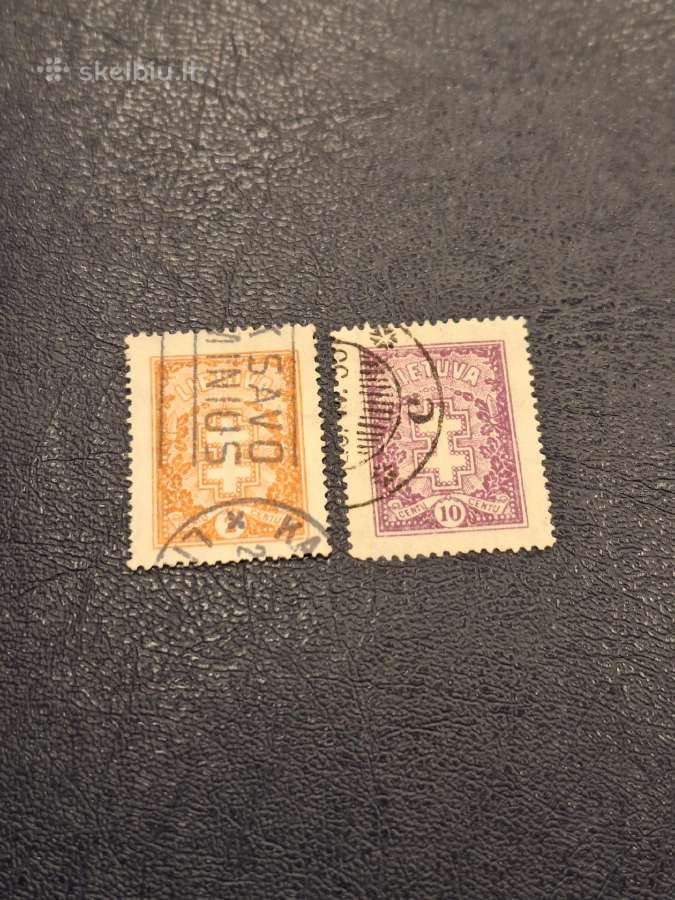Lietuva 1931 m. Standartai, antspauduoti