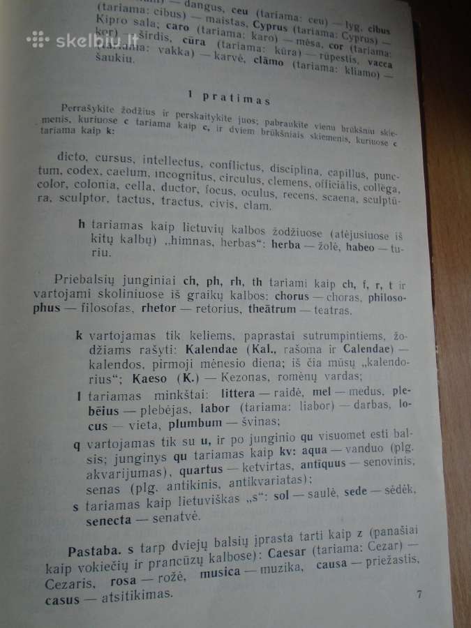 Lotynų kalbos vadovėlis - nuotraukos Nr. 2