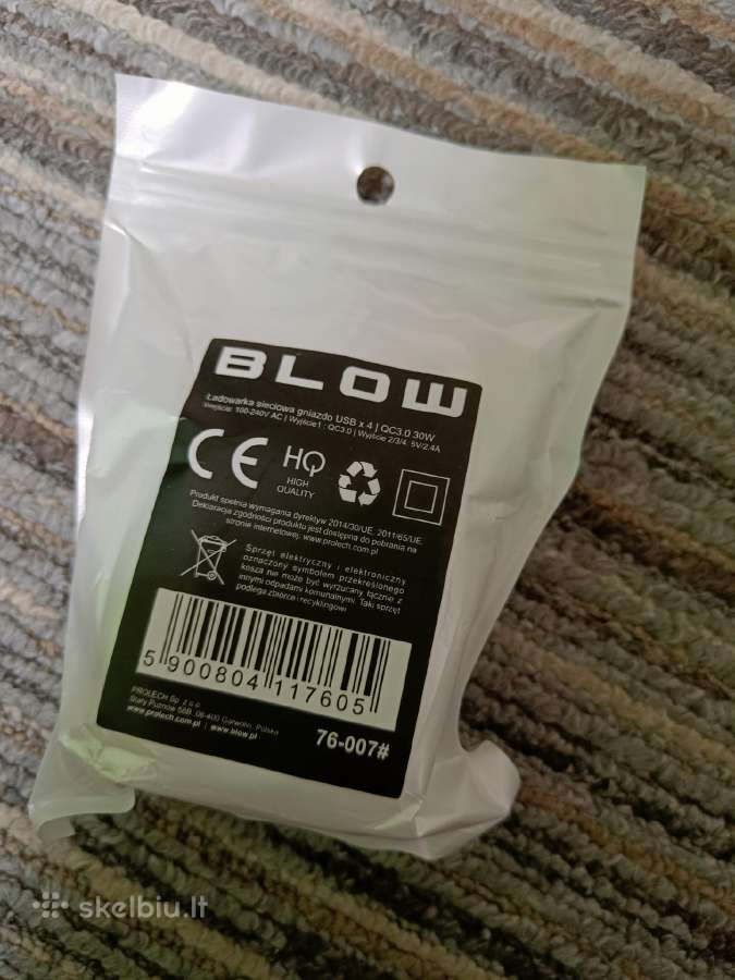 Blow 4xusb pakrovėjas 30w max - nuotraukos Nr. 2