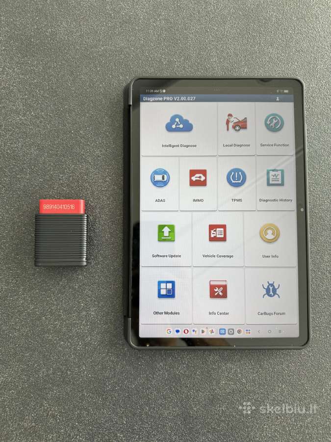 2025 Universali diagnostika Android įrenginiams