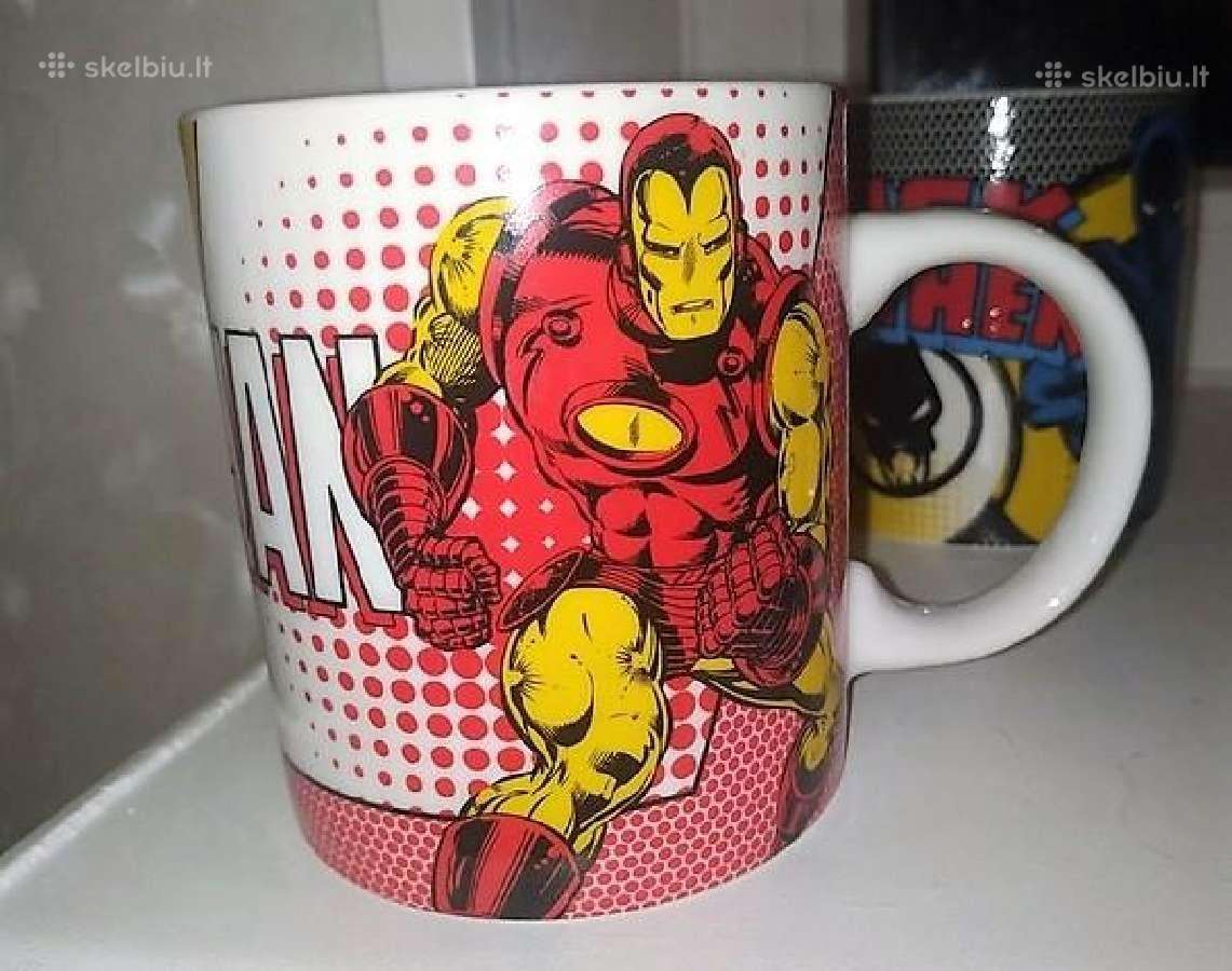 Marvel puodeliai Žmogus voras, Geležinis žmogus - nuotraukos Nr. 2